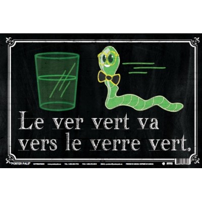 Affiche : Le Ver Vert....